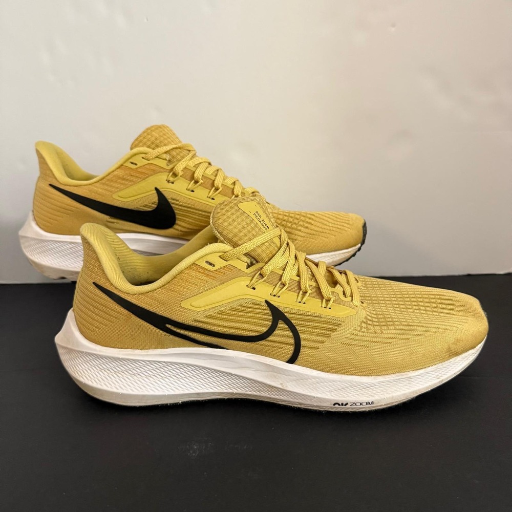 Nike Air Zoom Pegasus 39 Mens Running Shoes Yellow Black Size 10